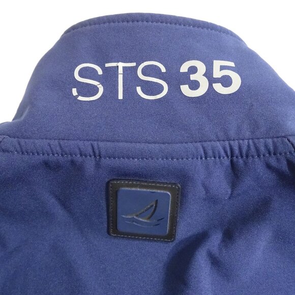 Sperry Top Sider STS35 Men Blue Performance Softshell Jacket Size M Nautical - Picture 6 of 15
